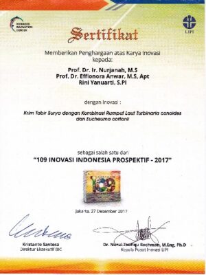 dari Business Innovation Centre (BIC) kategori bahan baku